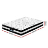 Giselle Bedding Mykonos Euro Top Pocket Spring Mattress 30cm Thick Double Giselle
