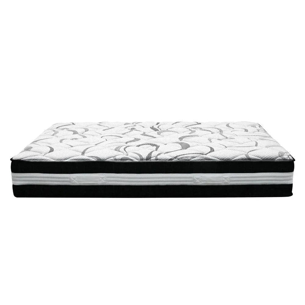 Giselle Bedding Mykonos Euro Top Pocket Spring Mattress 30cm Thick Double Giselle