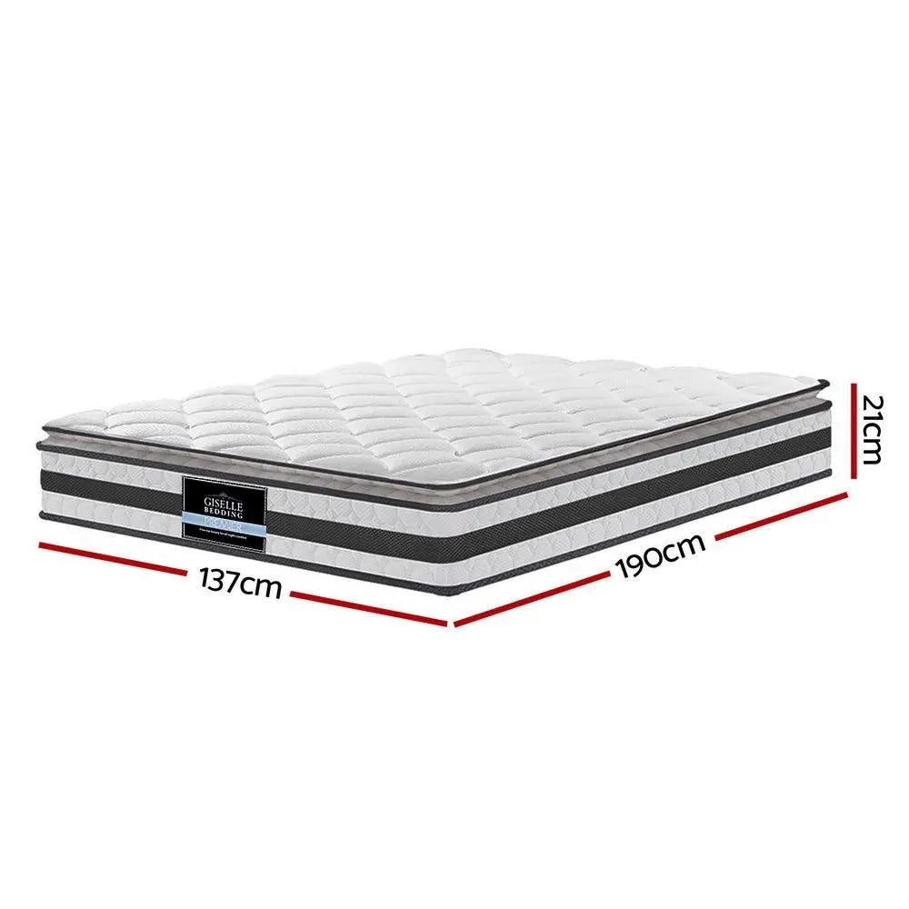 Giselle Bedding Normay Bonnell Spring Mattress 21cm Thick Double Giselle