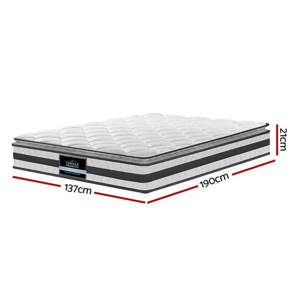 Giselle Bedding Normay Bonnell Spring Mattress 21cm Thick Double Giselle