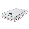 Giselle Bedding Peyton Pocket Spring Mattress 21cm Thick Single Giselle