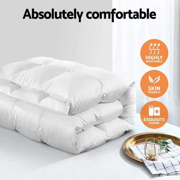 Giselle Bedding Queen Size 800GSM Goose Down Feather Quilt from Deals499 at Deals499