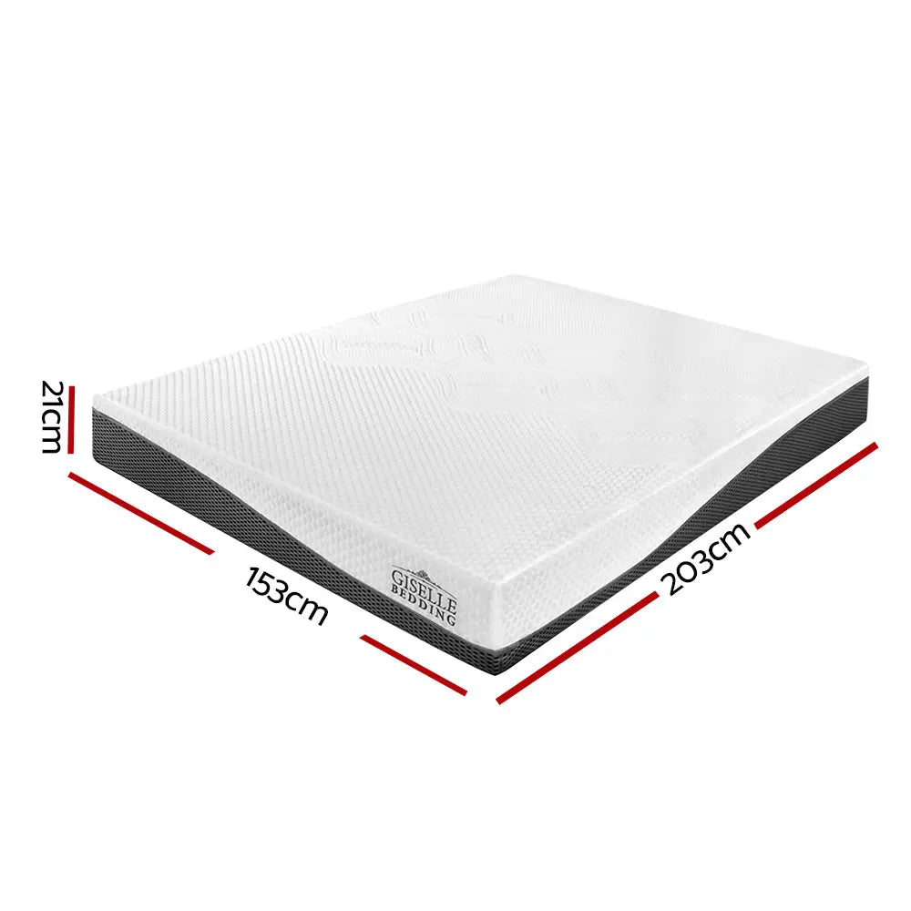 Giselle Bedding Queen Size Memory Foam Mattress Cool Gel without Spring Giselle