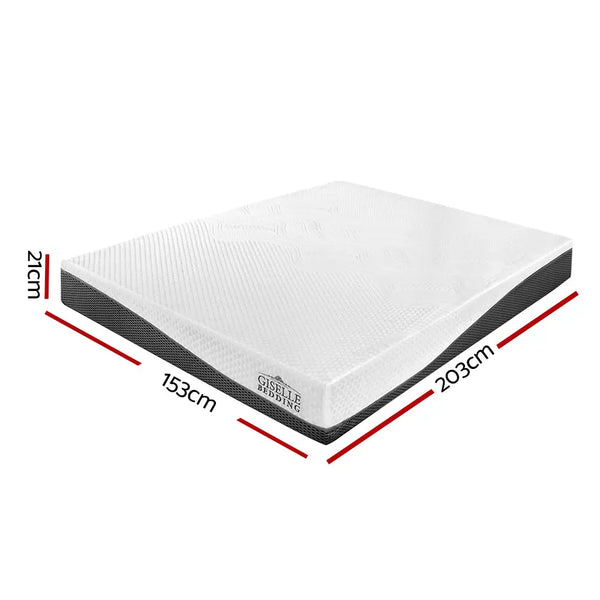 Giselle Bedding Queen Size Memory Foam Mattress Cool Gel without Spring Giselle