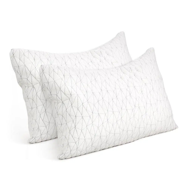 Giselle Bedding Set of 2 Rayon Single Memory Foam Pillow Giselle