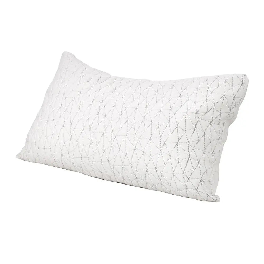Giselle Bedding Set of 2 Rayon Single Memory Foam Pillow Giselle