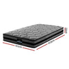 Giselle Bedding Wendell Pocket Spring Mattress 22cm Thick King Single Giselle