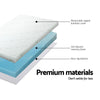 Giselle Cool Gel Memory Foam Topper Mattress Toppers w/ Bamboo Cover 5cm DOUBLE Deals499