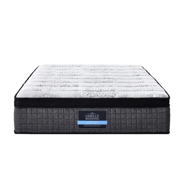 Giselle Single Bed Mattress 9 Zone Pocket Spring Latex Foam Medium Firm 34cm Deals499