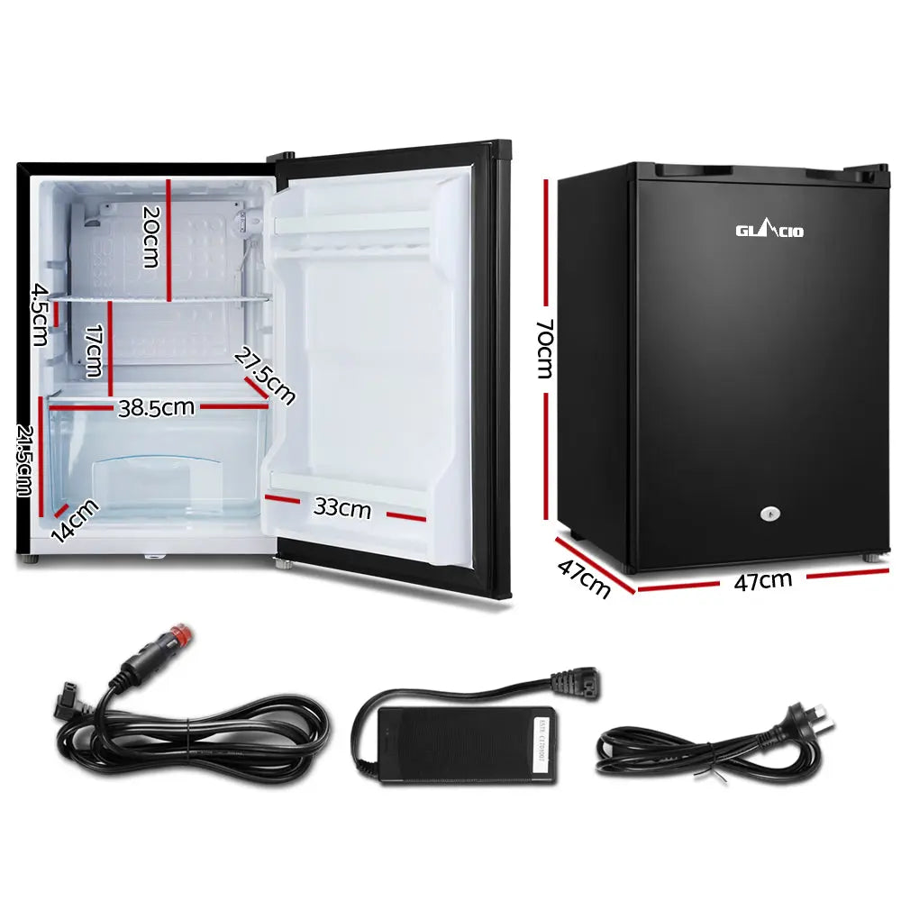 Glacio Camping 80L Portable Fridge Cooler Upright 12V/24V/240V Caravan Deals499