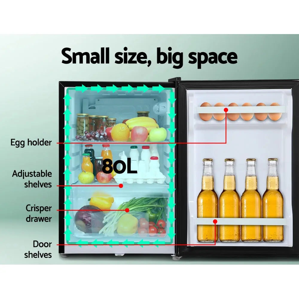 Glacio Camping 80L Portable Fridge Cooler Upright 12V/24V/240V Caravan Deals499