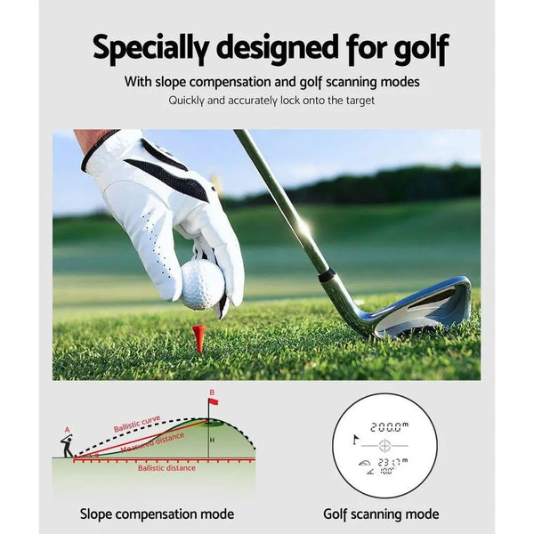 Golf Laser Range Finder 600M Hunting Rangefinder Distance Height Speed Measure Deals499