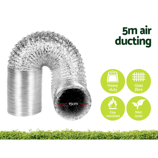 Greenfingers Grow Tent 1000W LED Grow Light 90X90X180cm Mylar 6" Ventilation Deals499