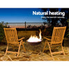 Grillz Fire Pit Outdoor Heater Charcoal Rustic Burner Steel Fireplace 70CM from Deals499 at Deals499
