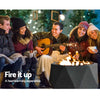 Grillz Outdoor Portable Fire Pit Bowl Wood Burning Patio Oven Heater Fireplace from Deals499 at Deals499