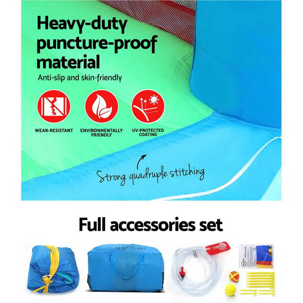 Happy Hop Inflatable Water Slide Jumping Trampoline Castle Bouncer Toy Splash from Deals499 at Deals499