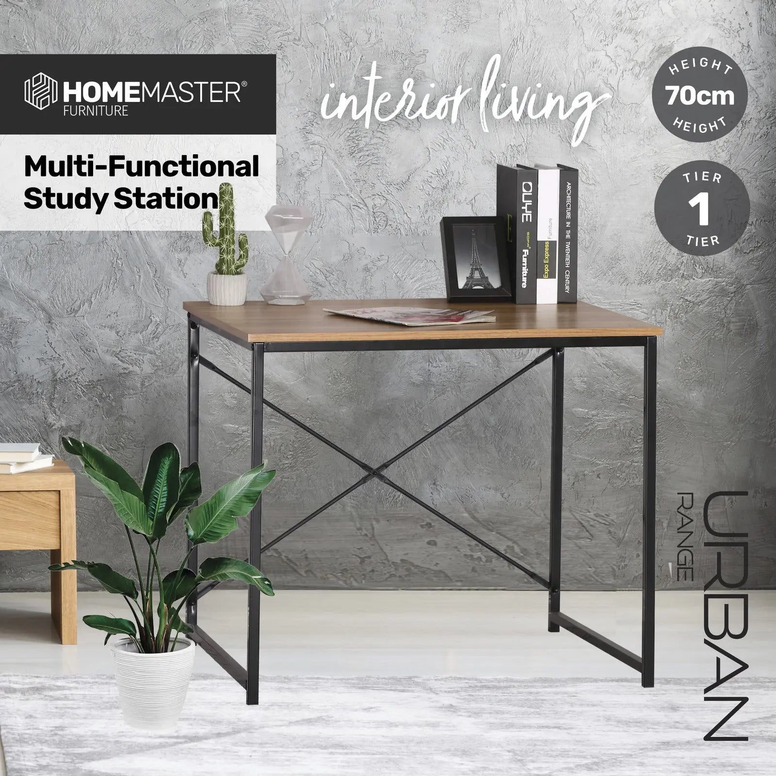 Home Master Multifunctional Study Station Sleek Stylish Modern Design 70cm Deals499