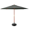 Instahut Outdoor Umbrella Pole Umbrellas 3M W/ Base Garden Stand Deck Charcoal Deals499