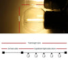Jingle Jollys 50m LED Festoon String Lights 50 Bulbs Kits Wedding Party Christmas G45 Deals499