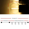 Jingle Jollys 77m LED Festoon String Lights Outdoor Decor Wedding Party Home Deals499