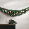 Jingle Jollys Christmas Garland 1.8M Xmas Tree Decoration Green Deals499
