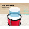 Keezi Kids 7 Drum Set Junior Drums Kit Musical Play Toys Childrens Mini Big Band Deals499