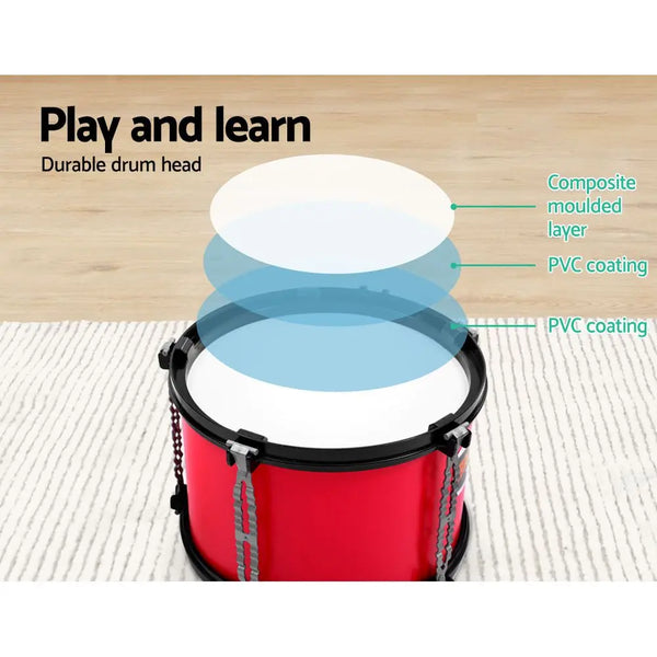 Keezi Kids 7 Drum Set Junior Drums Kit Musical Play Toys Childrens Mini Big Band Deals499
