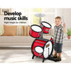 Keezi Kids 7 Drum Set Junior Drums Kit Musical Play Toys Childrens Mini Big Band Deals499