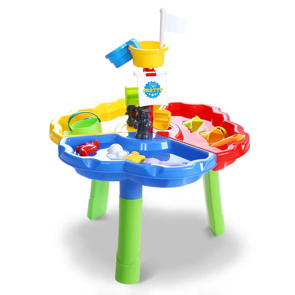Keezi Kids Beach Sand and Water Sandpit Outdoor Table Childrens Bath Toys Deals499