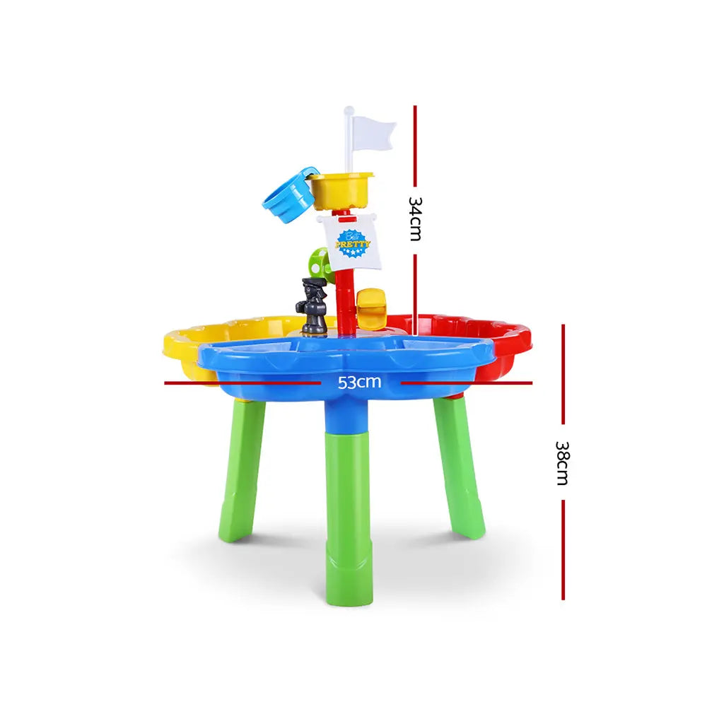 Keezi Kids Beach Sand and Water Sandpit Outdoor Table Childrens Bath Toys Deals499