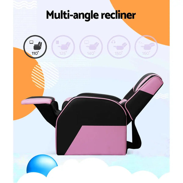 Keezi Kids Recliner Chair Gaming Lounge Sofa Couch PU Leather Children Armchair Deals499