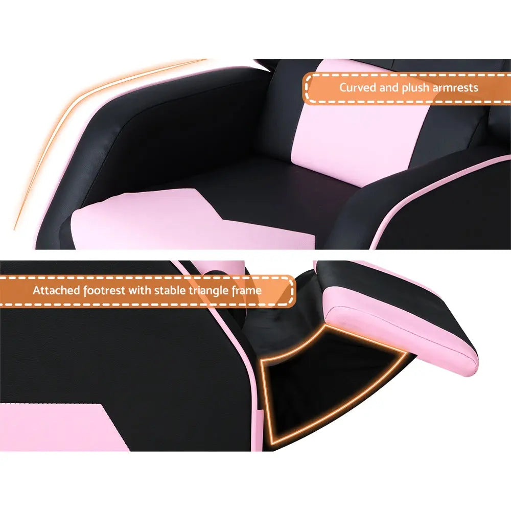 Keezi Kids Recliner Chair Gaming Lounge Sofa Couch PU Leather Children Armchair Deals499