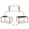 Keezi Kids Table and Chair Set Activity Chalkboard Toys Storage Desk Drawing Deals499