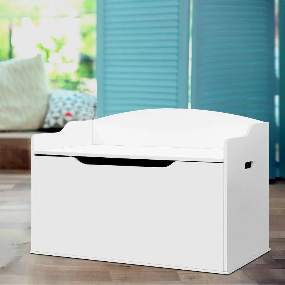 Keezi Kids Toy Chest Storage Bench Cabinet Organiser Blanket Children Clothes Deals499