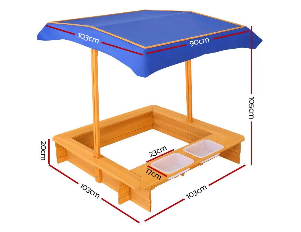 Keezi Outdoor Canopy Sand Pit Deals499