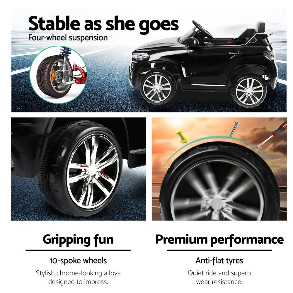 Kids Ride On Car BMW X5 Inspired Electric 12V Black Deals499