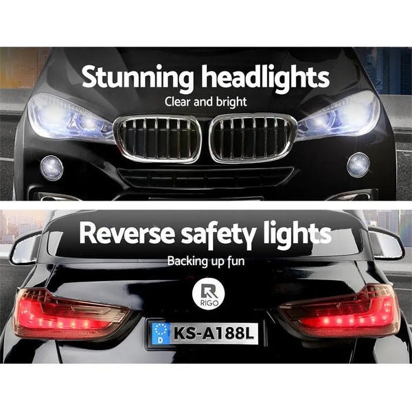 Kids Ride On Car BMW X5 Inspired Electric 12V Black Deals499