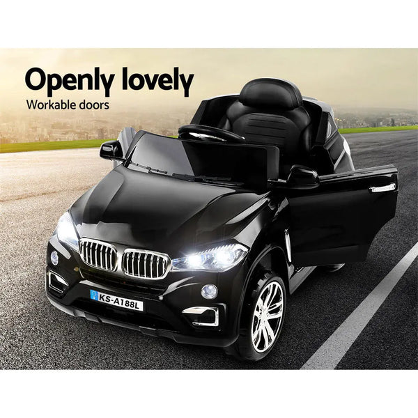 Kids Ride On Car BMW X5 Inspired Electric 12V Black Deals499