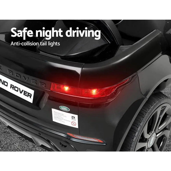 Kids Ride On Car Licensed Land Rover 12V Electric Car Toys Battery Remote Black Deals499