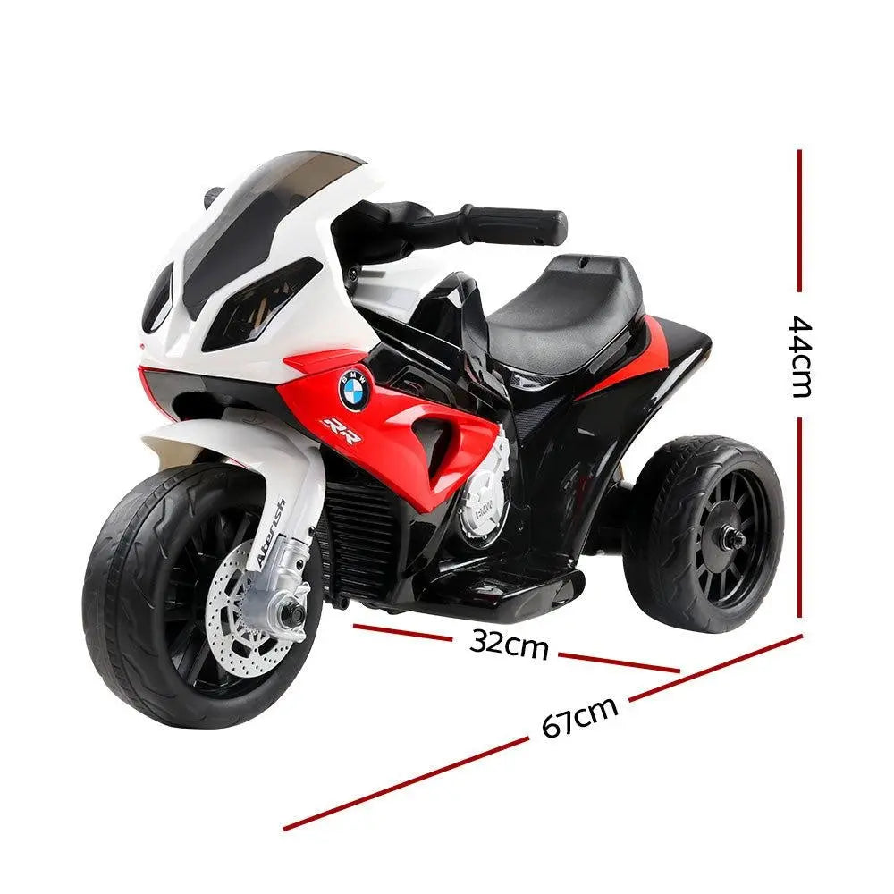 Kids Ride On Motorbike BMW Licensed S1000RR Motorcycle Car Red Deals499