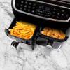 Kitchen Couture DUO 2-Basket 12-in-1 Digital Air Fryer 2 x 4.5 Litre LED Display Black Deals499