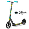 Lascoota Pulse Kick Push Commuter Scooter Teen Adult Graphic Black from Deals499 at Deals499
