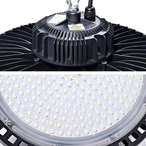 Leier LED High Bay Lights Light 200W Industrial Workshop Warehouse Gym BK Deals499