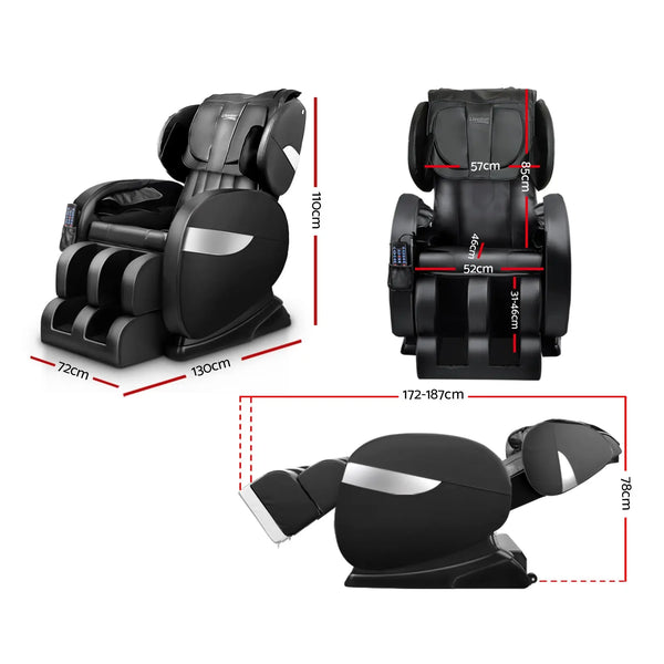 Livemor Electric Massage Chair - Black Deals499