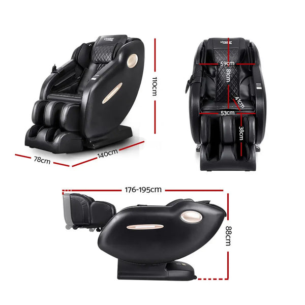 Livemor Electric Massage Chair SL Track Full Body Air Bags Shiatsu Massaging Massager Deals499