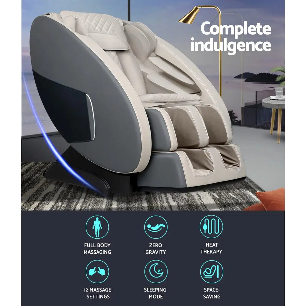 Livemor Electric Massage Chair Zero Gravity Recliner Body Back Shiatsu Massager Deals499