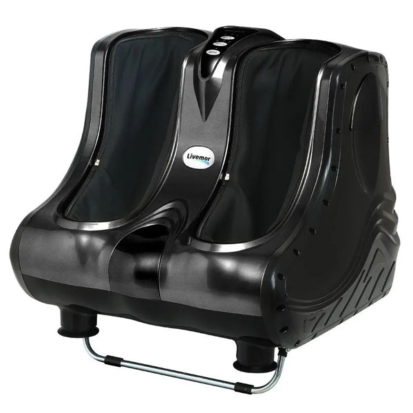 Livemor Foot Massager Ankle Calf Leg Massagers Shiatsu Kneading Rolling Black Deals499