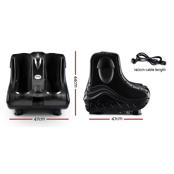 Livemor Foot Massager Ankle Calf Leg Massagers Shiatsu Kneading Rolling Black Deals499