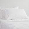 Logan and Mason 250TC 50% Polyester 50% Cotton Percale Sheet Set White 50cm Wall Single from Deals499 at Deals499
