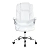 PU Leather Executive Office Desk Chair - White Deals499